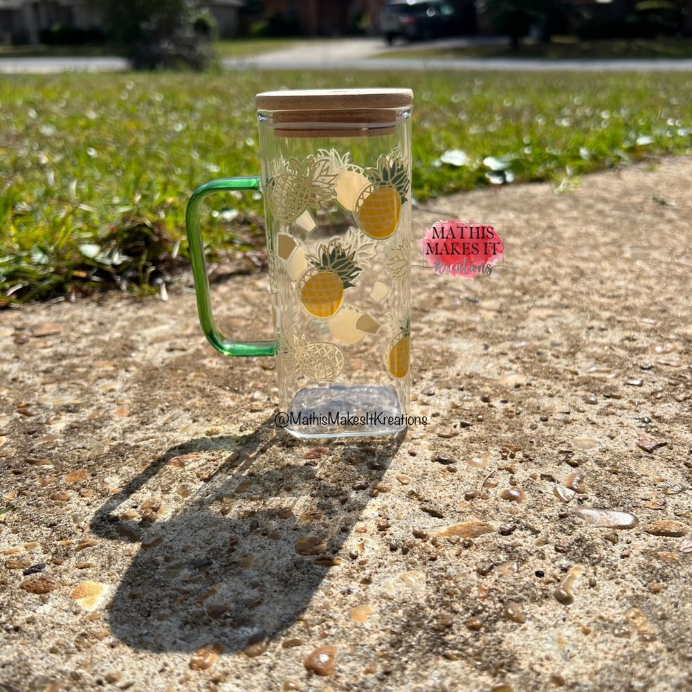 Pineapple Glass Cup